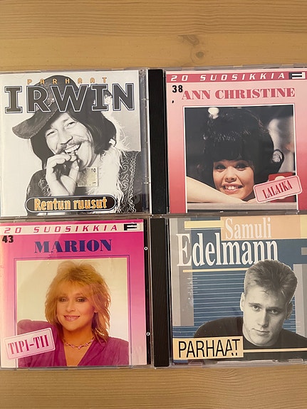 Irwin, Ann Christine, Marion, Samuli Edelmann CD-levyt