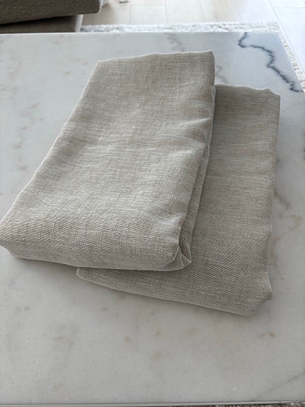Hemtex beiget verhot 140x240