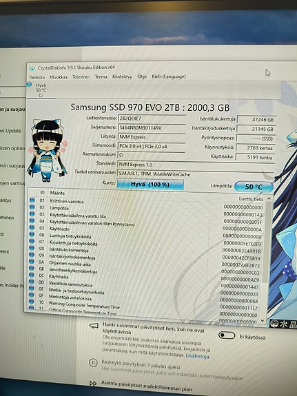 Samsung SSD 970 evo 2Tb