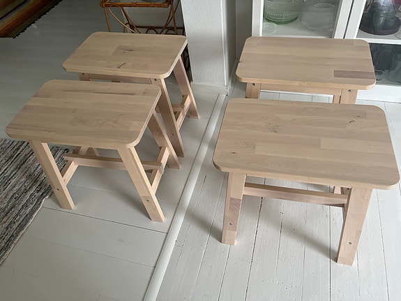 4 kpl ikean norråker jakkaraa
