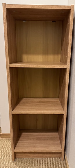 Ikea Billy kirjahylly tammikuvioinen