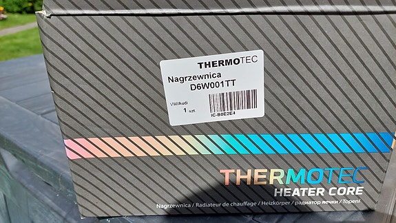Volkswagen lämmityslaiteen kenno THERMOTEC D6W001TT