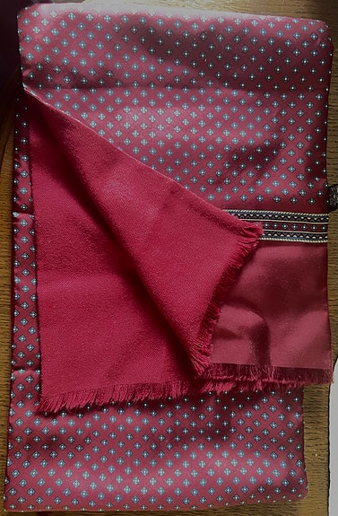 Huivi silkki ja villa 24X138cm
