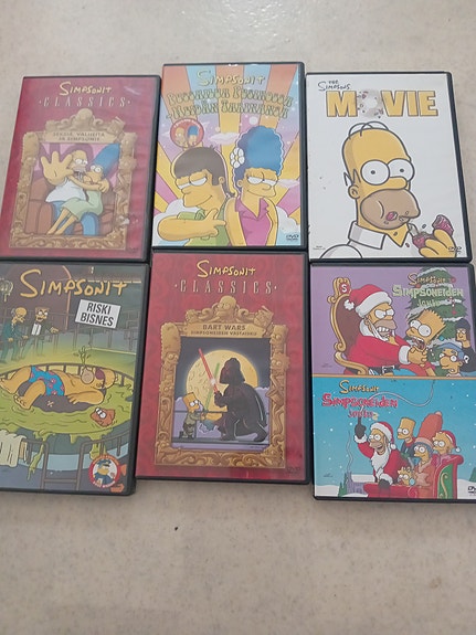 Simpsonit DVD-paketti 6 kpl