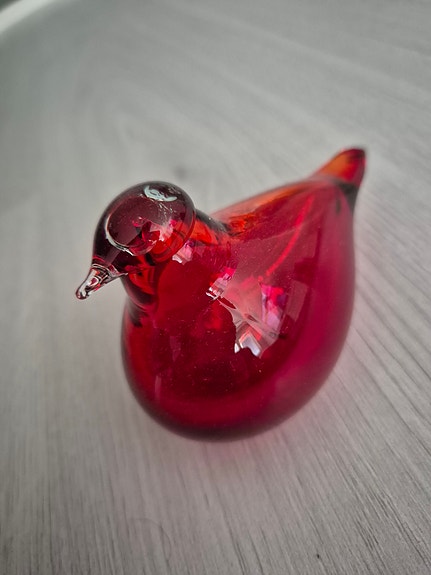 Iittala lasilintu Oiva Toikka Tirri