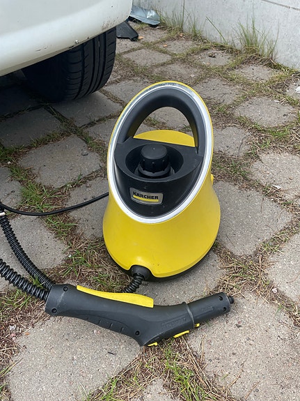 Kärcher höyrypuhdistin keltainen