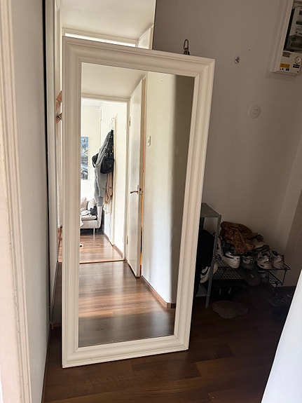 IKEA kokovartalopeili valkoinen kehys
