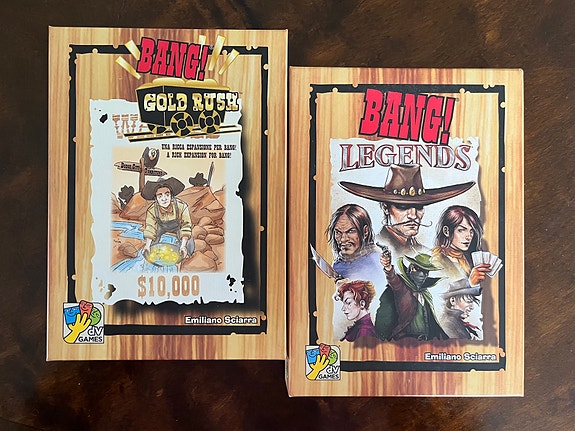 Bang! Lisäosat: Gold Rush ja Legends