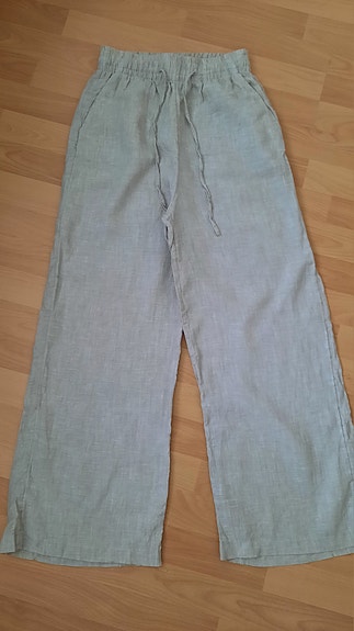 Pellava housut 100% Gina Tricot XXS (32)