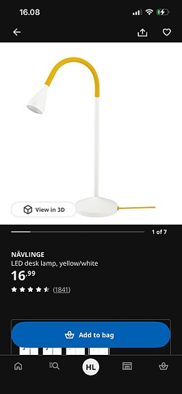 IKEA-pöytävalaisin