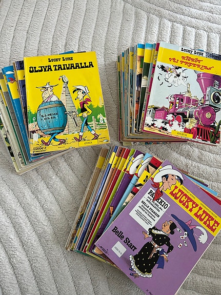 Lucky Luke sarjakuvia (59kpl)