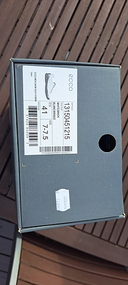 Ecco Biom Hybrid 2 golfkengät koko 41 valkoinen/punainen