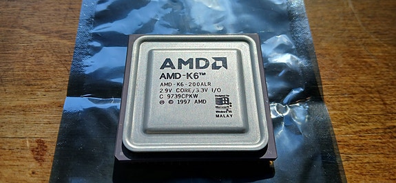 AMD K6-200ALR 200 MHz Socket 7 -prosessori (1997) – Vintage CPU