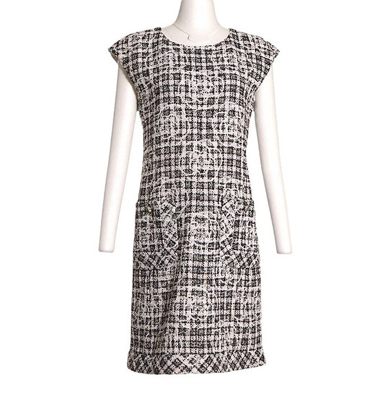Chanel tweed mid-lenght dress - puolipitkä tweed-mekko