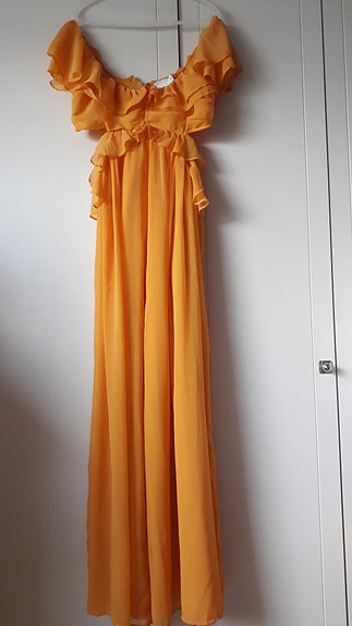 ASOS keltainen jumpsuit