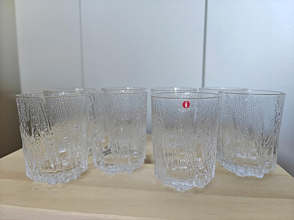 Iittala Kuura 20 cl -lasit (8 kpl) – Tapio Wirkkala
