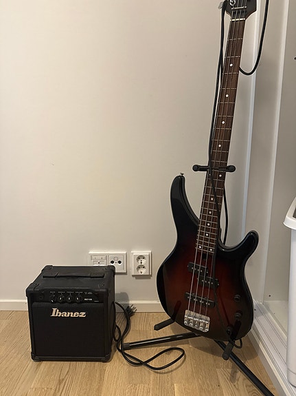 Yamaha Basso ja Ibanez vahvistin