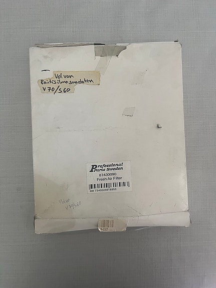Volvo V70/S60 raitisilmasuodatin Professional Parts Sweden 87430090