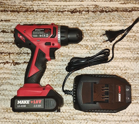 Akkuporakone 18V 2Ah