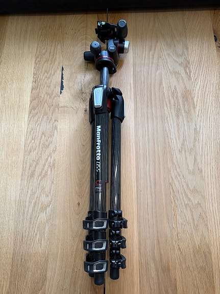 Manfrotto MT055CXPRO4 + Manfrotto MHXPRO-3W