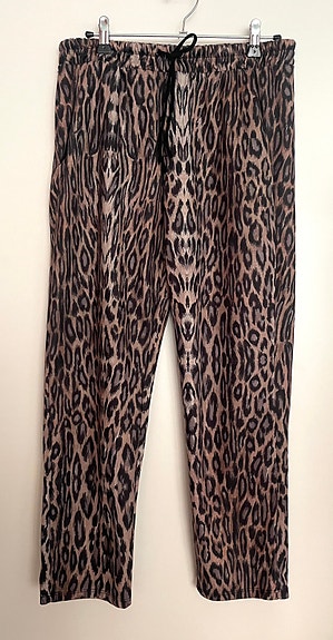 Zara Leopardikuvioiset housut M koko