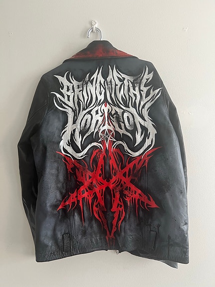 Bring Me The Horizon nahkatakki