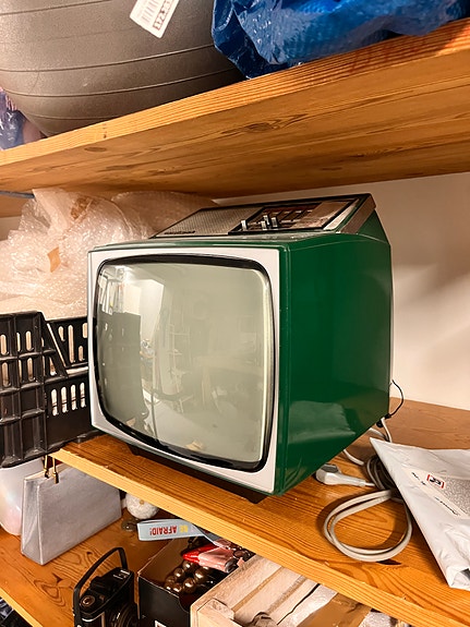 Vanha retro tv