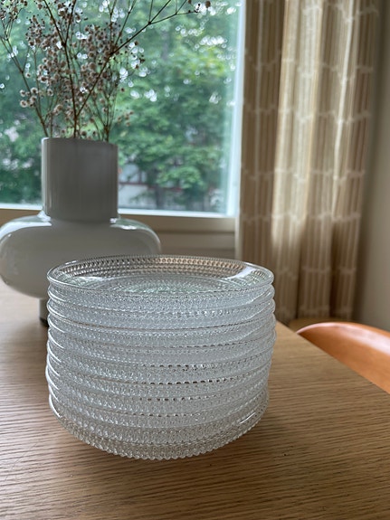 Iittala Kastehelmi-lautaset