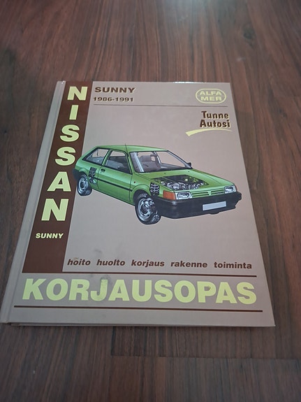 Nissan Sunny korjausopas 1986–1991 Alfa Mer