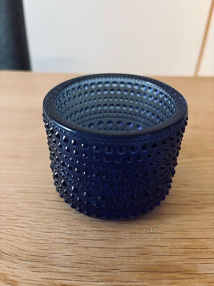 Iittala Kastehelmi tuikkukippo sininen
