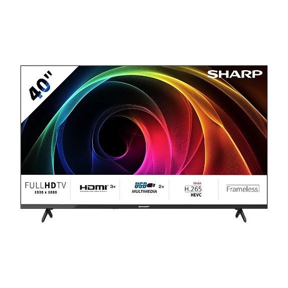 Melkein uusi Sharp 40 tuumainen tv
