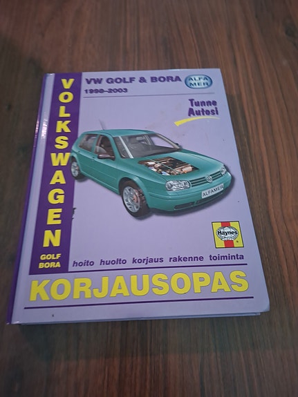 Volkswagen Golf Bora korjausopas 1998–2003 Alfamer