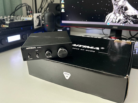 Aiyima A3001 - 300W HiFi subwoofer-vahvistin + 48V virtalähde