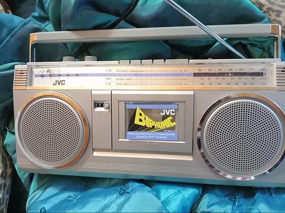 JVC RC-363JW Biphonic -vintage boombox / ghettoblaste
