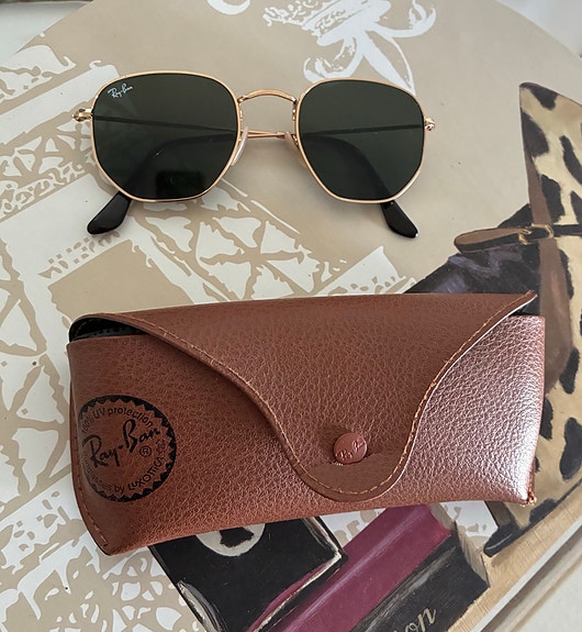 Ray-Ban RB3548N Hexagonal aurinkolasit – alkuperäinen kotelo mukana