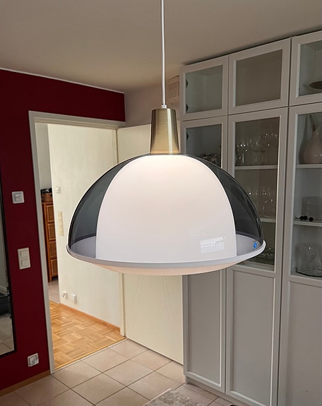 VARATTU Innolux Kuplat riippuvalaisin harmaa Ø40 cm (Yki Nummi design)