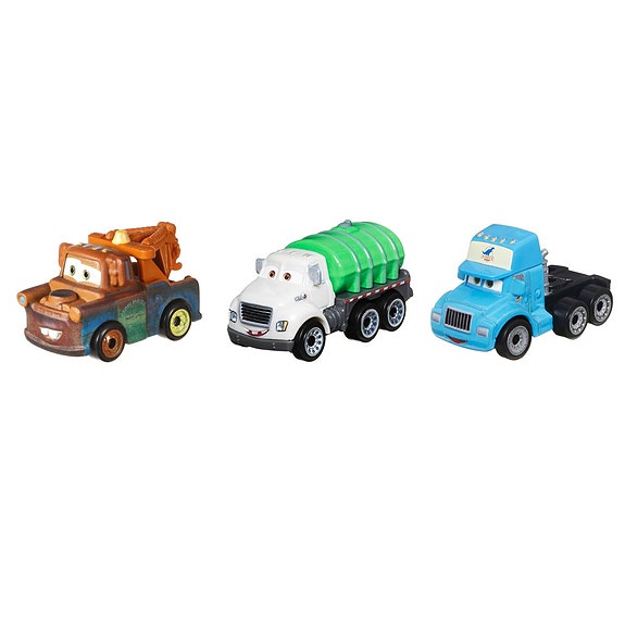 Cars Mini Racers 3kpl: Erin Kindafast, Gray ja Martti 13,99€