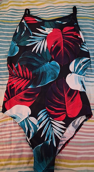 Arena Tropical Leaves uimapuku koko 42 kirjava