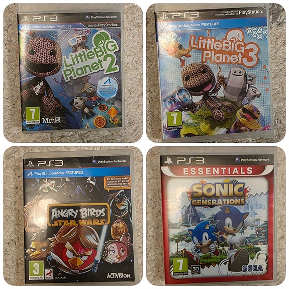 PlayStation 3 pelipaketti LittleBigPlanet, Angry Birds Star Wars ja Sonic