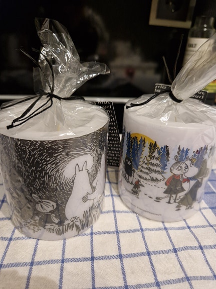 Muurla Muumi kynttilät 2 kpl