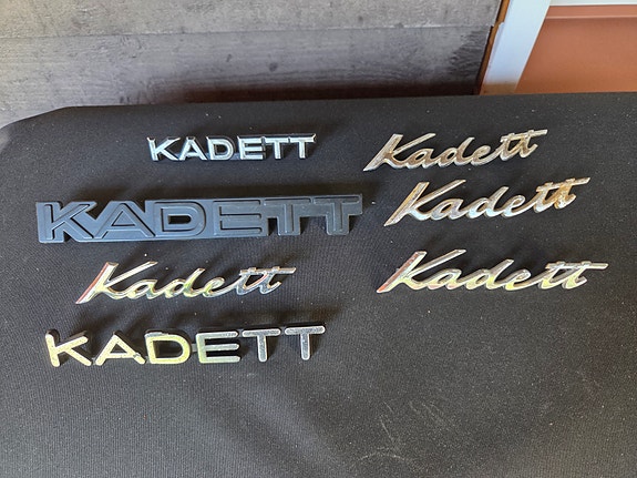 Opel Kadett -merkit 7 kpl