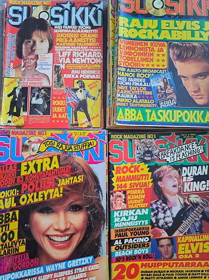 Suosikki-lehtiä 1980-85