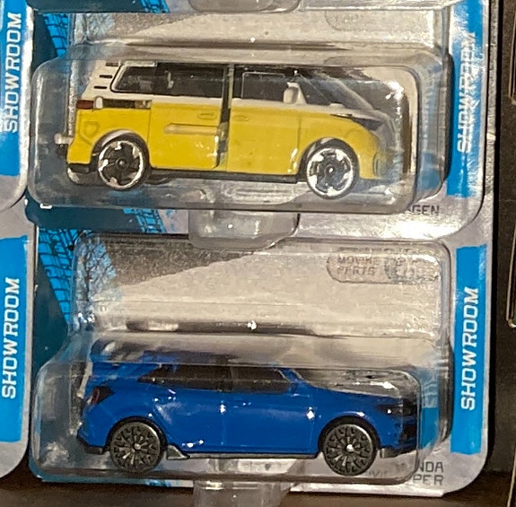 Majorette Showroom Honda Civic Type R ja VW ID Buzz Volkswagen