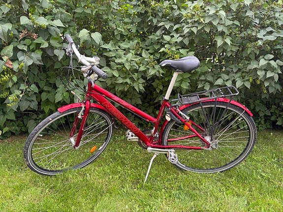 Nishiki hybridipyörä 28" runko S punainen unisex