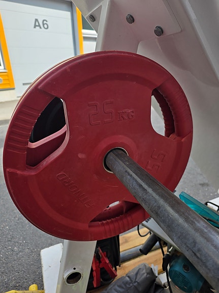 Levypainoja 25kg