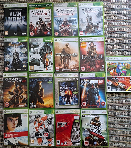 XBOX 360 pelejä