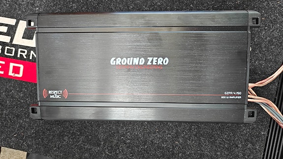 Ground zero  GZFA 4.150 4kanavaine vahvistin