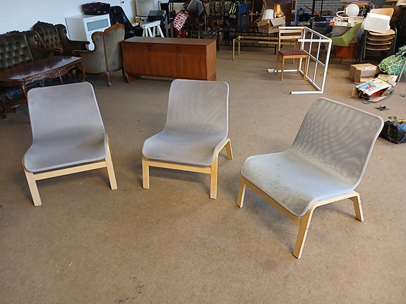 IKEA Nolmyra nojatuolit 3 kpl