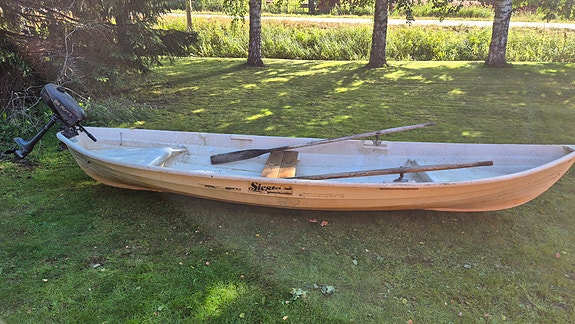 Soutuvene + suzuki 2 hp perämoottori