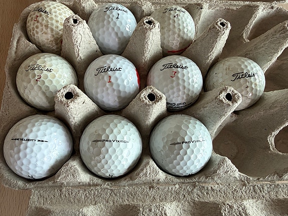 10kpl Titleist golfpallot (pro V1, pro V1x…)